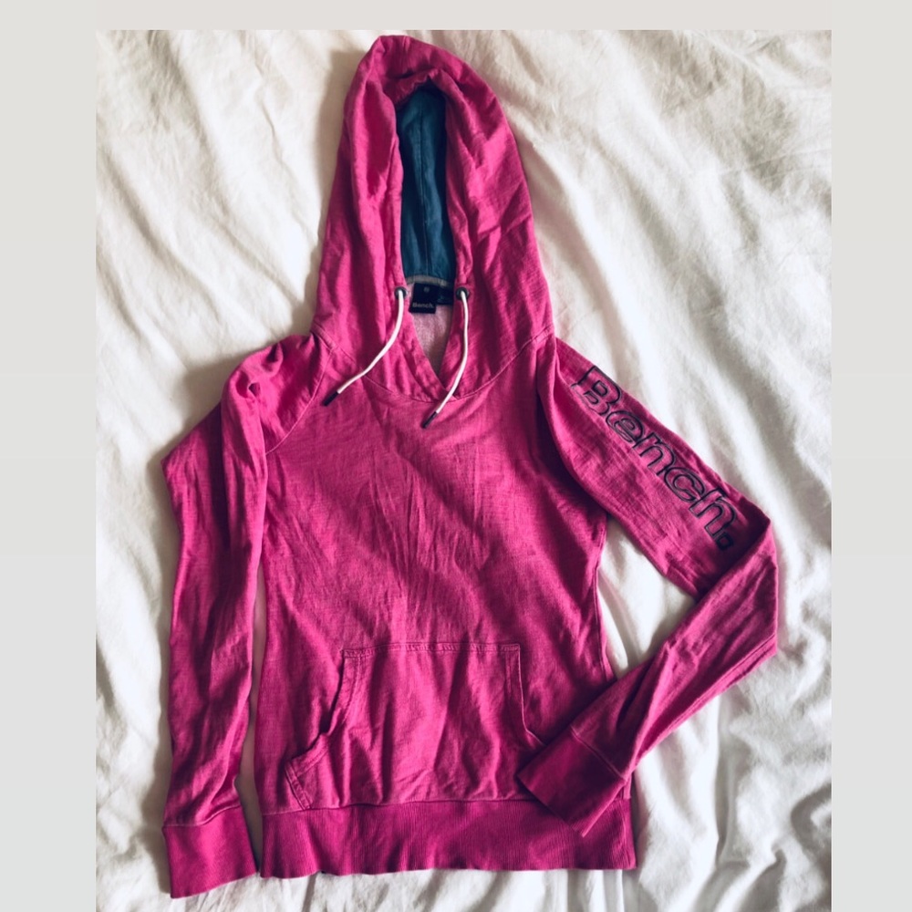 BENCH PINK HOODIE SMALL